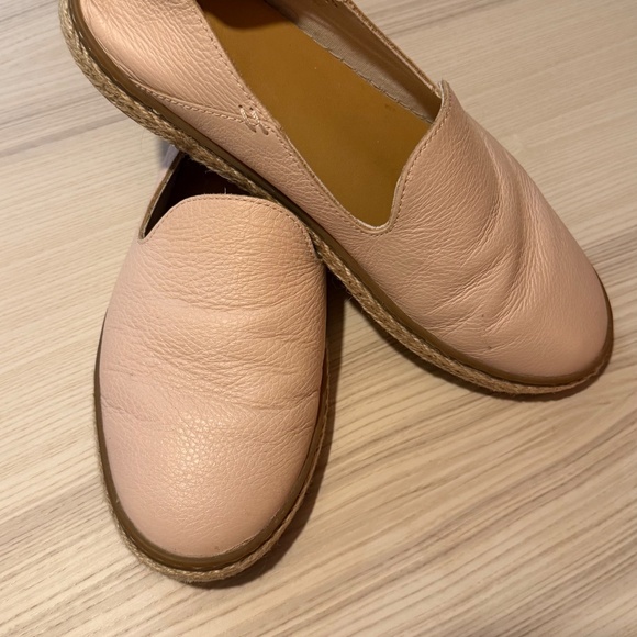 Roots Leather Espadrille Flat - Size 8, Rose Pink - Picture 4 of 5